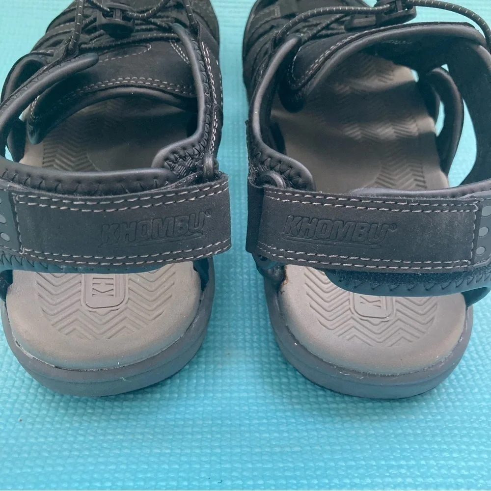 Khombu Travis Sandals Men’s Hiking Walking Closed Toe 1179295 Size 10M Black